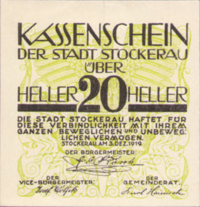 Austria, 20 Heller, FS 1038