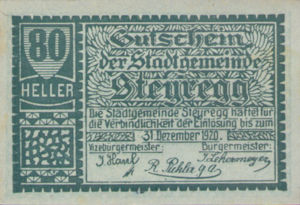 Austria, 80 Heller, FS 1036II