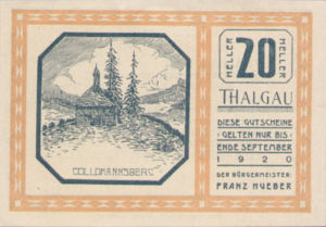 Austria, 20 Heller, FS 1065a