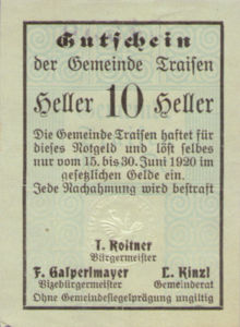 Austria, 10 Heller, FS 1076Ib