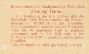 Austria, 20 Heller, FS 1083I.13