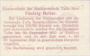 Austria, 50 Heller, FS 1083I.6