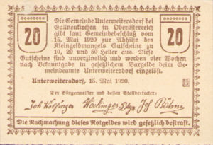Austria, 20 Heller, FS 1102