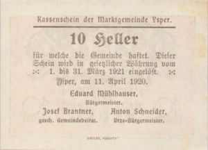Austria, 10 Heller, FS 1261b