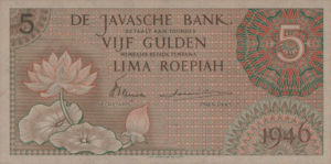 Netherlands Indies, 5 Gulden, P88