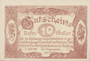 Austria, 10 Heller, FS 1130