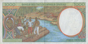 Central African States, 1,000 Franc, P302Fc