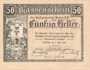 Austria, 50 Heller, FS 1166f