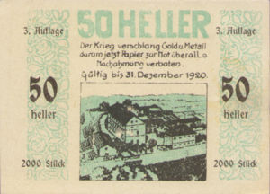 Austria, 50 Heller, FS 1238Ia