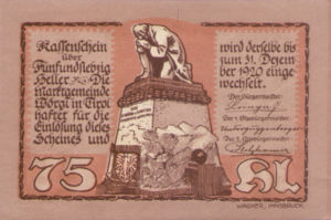 Austria, 75 Heller, FS 1252b