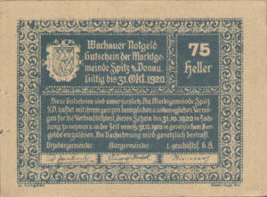Austria, 75 Heller, FS 1122.1IIIa