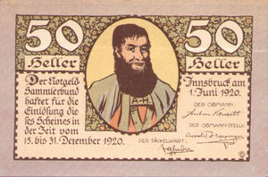 Austria, 50 Heller, FS 412Ia