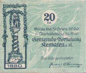 Austria, 20 Heller, FS 430a