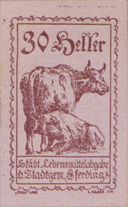 Austria, 30 Heller, FS 152Vm