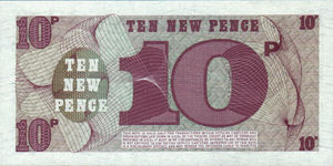 Great Britain, 10 Pence, M48