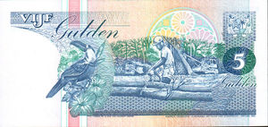 Suriname, 5 Gulden, P136b v3
