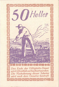 Austria, 50 Heller, FS 752c