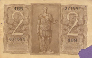 Italy, 2 Lira, P27