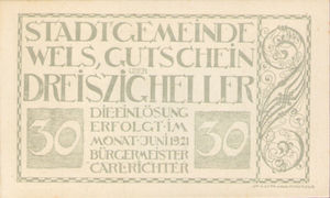 Austria, 30 Heller, FS 1167IIIe