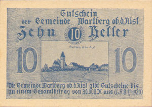 Austria, 10 Heller, FS 1142a