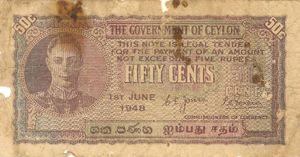 Ceylon, 50 Cent, P45a v4