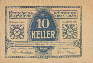 Austria, 10 Heller, FS 5ax