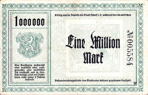 Germany, 1,000,000 Mark, 15a