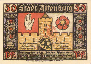 Germany, 50 Pfennig, 21.1b
