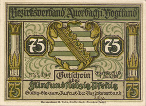 Germany, 75 Pfennig, 53.2