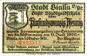 Germany, 25 Pfennig, 100.1a