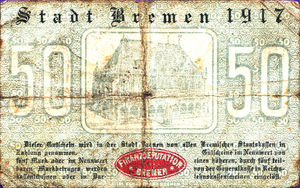 Germany, 50 Pfennig, B85.1