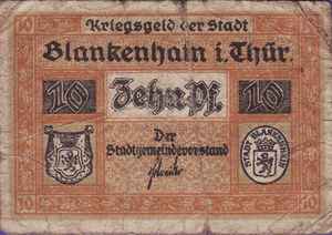 Germany, 10 Pfennig, B61.1b