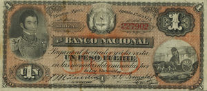 Argentina, 1 Peso Fuerte, S649a