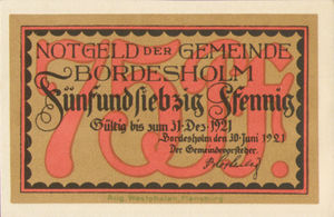 Germany, 75 Pfennig, 144.2