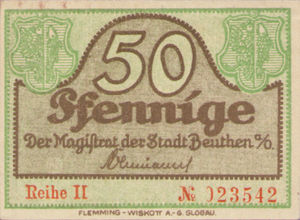Germany, 50 Pfennig, B37.2f