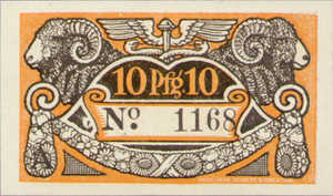 Germany, 10 Pfennig, B65.7b
