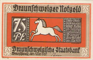 Germany, 75 Pfennig, 155.2i