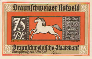 Germany, 75 Pfennig, 155.4j