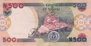 Nigeria, 500 Naira, P30f
