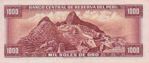 Peru, 1,000 Soles De Oro, P111