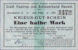 Germany, 1/2 Mark, 59.1d