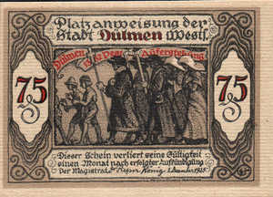 Germany, 75 Pfennig, 295.1a