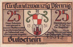 Germany, 25 Pfennig, 263.1