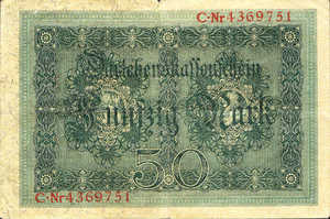 Germany, 50 Mark, P49b, B123a