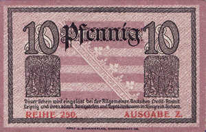 Germany, 10 Pfennig, D31.1a