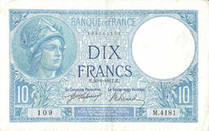 France, 10 Franc, P73a, 06-02
