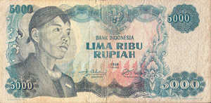 Indonesia, 5,000 Rupiah, P111a