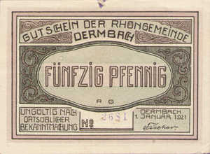 Germany, 50 Pfennig, 264.3a