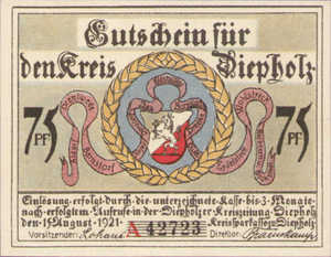 Germany, 75 Pfennig, 273.3b
