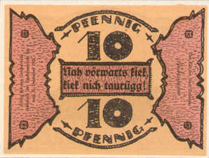 Germany, 10 Pfennig, 276.3